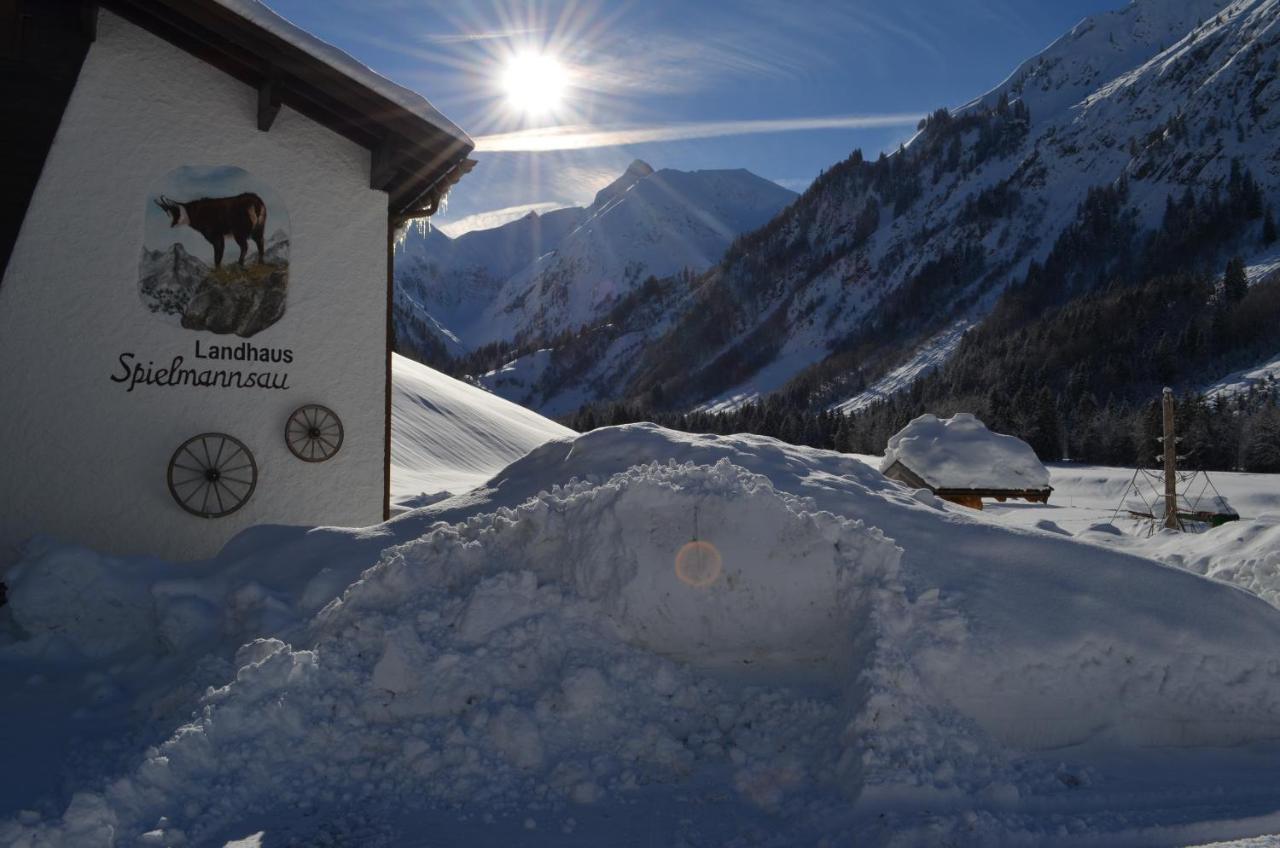 Landhaus Spielmannsau Oberstdorf Buitenkant foto